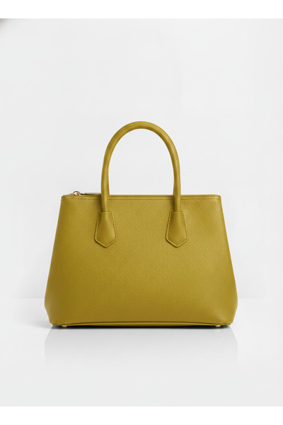 MILANO COLLECTION Geanta Dama Saffiano, Manere Scurte, 35x25cm, J8787