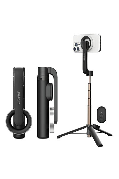 Araree Magfie Pod MagSafe Selfie Stick Trepied, 360 °   Rotație, Telecomandă ...