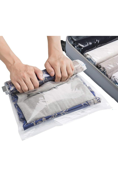 OEM Vacuum bags for clothing [12 Pieces] in 4 Sizes (3x Small + 4x Medium + 3...