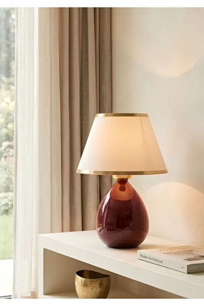 HOMİNG Vintage Wine Seramik Abajur 242895