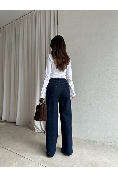 Mooi Butik TARNA Jean 8568 - Albastru marin