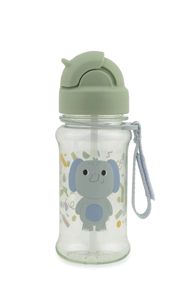 Skip Hop Besties Squad Straw Water Bottle - Elephant