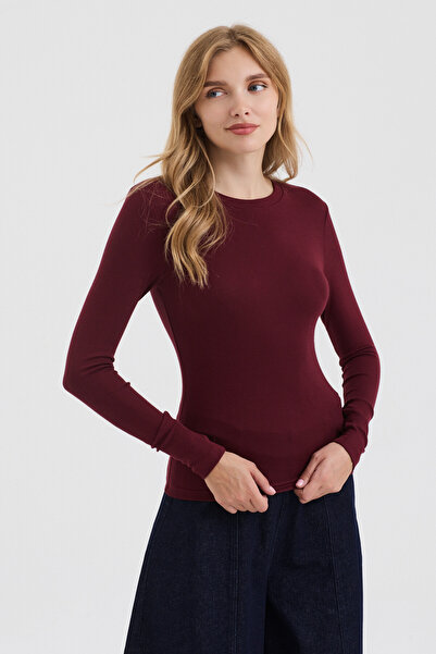 MODiSCHO Women's Slim Fit Crew Neck Ultra Soft Flexible Lycra Cotton Body&Blouse
