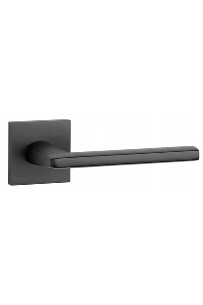 NO BRAND STILE EURA ROZETA Q SLIM 7MM mâner negru - negru mat