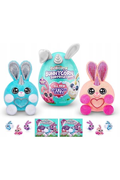 Zuru 9280 Rainbocorns Bunnycorn păpușă iepure jucărie de pluș ou