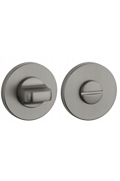 NO BRAND PREMIUM Rozeta APRILE R SLIM 7MM GYM - grafit cu blocare WC 4x4mm