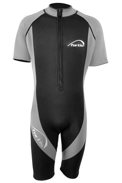 Metal Fortis fortis ΣΤΟΛΗ ΚΑΤΑΔΥΣΗΣ MONOSHORT ΑΝΔΡΙΚΗ ΜΑΥΡΟ-ΓΚΡΙ 3mm XXXL
