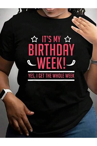 k222 Its My Yes I Get The Whole Birthday Week Cruise Vacation Trip Black Grap...