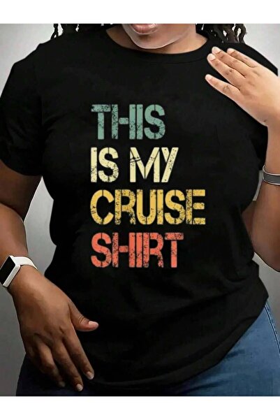 k222 تي شيرت This Is My Shirt Funny Love Cruising Cruise Vacation Trip أسود ب...