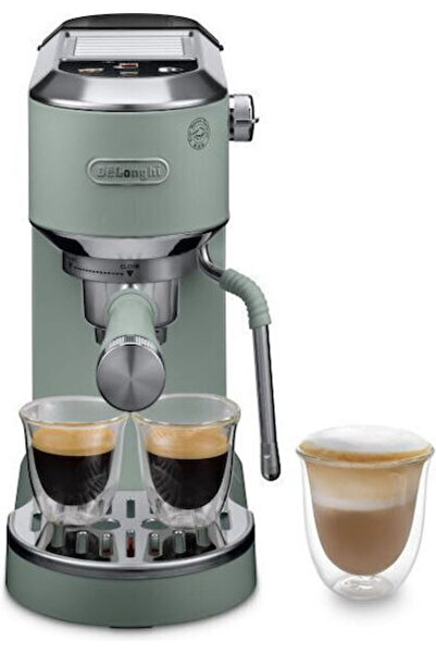 De'Longhi Μηχανή εσπρέσο Dedica Duo 1450W 15bar Πίεση Πράσινο EC890.GR
