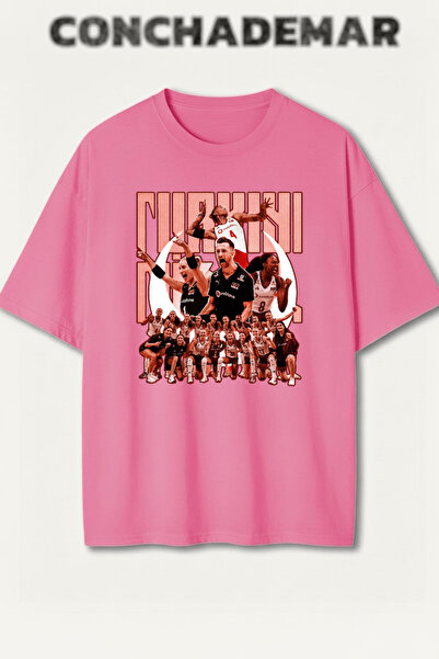 Vordevia Sultans of the Net Printed Premium Oversize Cotton T-Shirt