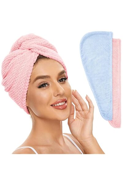 Generic Microfiber Hair Towel Wrap for Women, Quick Drying Hair Turban, Anti ...