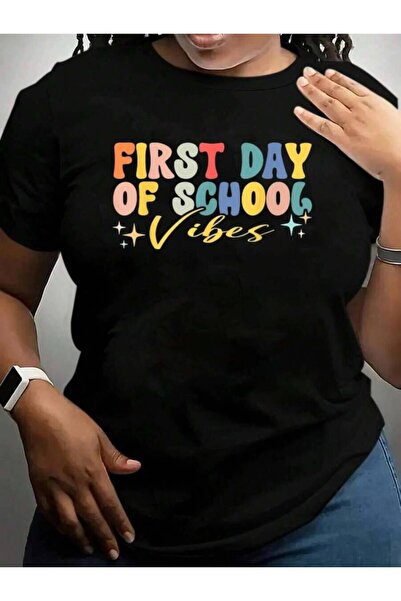 9JY Vibes Happy First Day Of Teachers Back To School For Men Women Black Grap...
