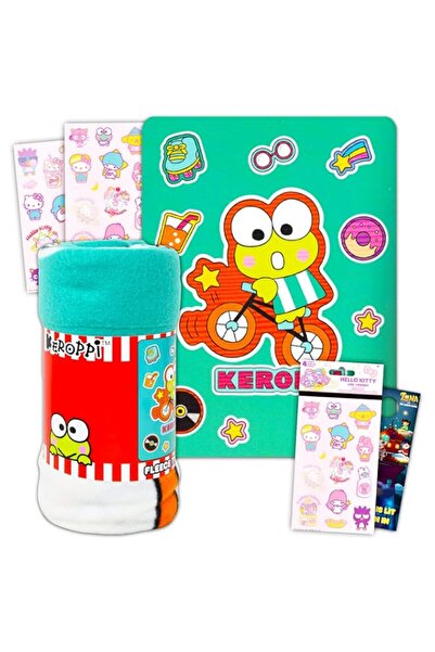 Generic Hello Sanrio Keroppi Fleece Blanket Bundle - Keroppi Blanket Bundle w...