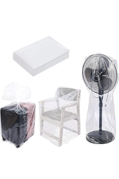Generic 5 PCS Extra Large Clear Plastic Bags, Dustproof Plastic Bags Packagin...