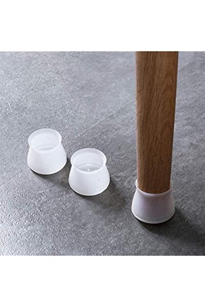 Generic Silicone Floor Protector Furniture Round Leg Caps- Pack of 12 (1-1/4 ...