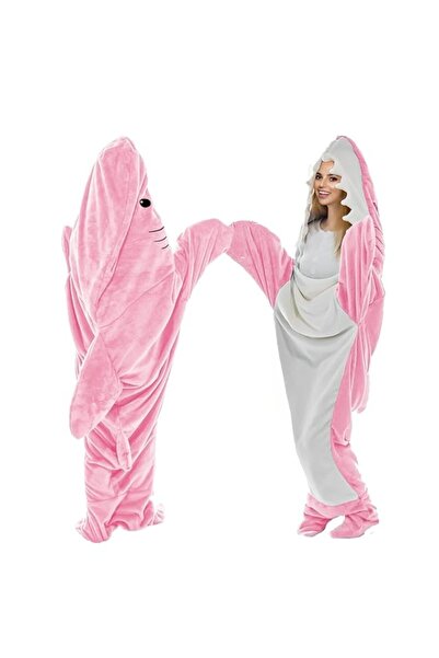 Generic Shark Blanket Adult Super Soft Cozy Flannel Hoodie, Onesie, Sleeping ...