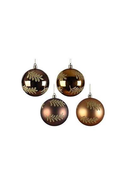 Generic Brand Kaemingk Decoris Christmas 8Cm Bauble On Wire Shatterproof Shin...