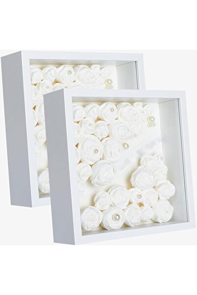 Generic 2pcs Shadow Box Frame Display Case, 10x10'' Shadow Box Picture Frame,...