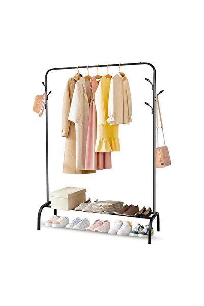 Generic Sulfar Multipurpose Garment Rack with Bottom Shelves – Heavy Duty Met...