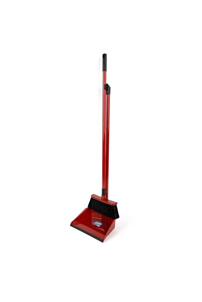 Generic HOMEPRO broom and dustpan set long handle with comb | heavy-duty dust...