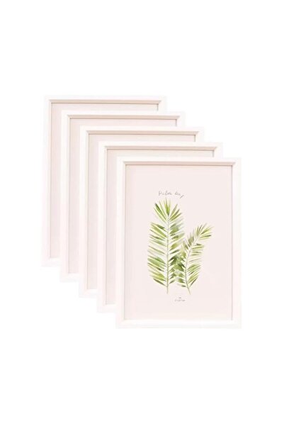 Generic Brand Wood Picture Frame 5 Pack Wooden Photo Frame Certificate Frame ...