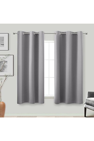 Generic Brand KOUFALL 45 Inch Length Kitchen Blackout Curtains Set of 2 Gromm...