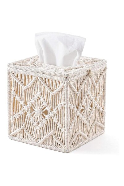 Generic Bukela Square Tissue Box Cover Boho Decor Square Paper Tissue Holder ...