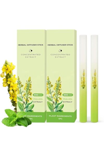 Generic Brand YOOJ® 2 Pcs Mullein Herbal Diffuser Pen, Natural Herbal Mullein...
