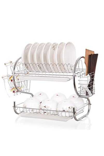 Generic Stainless Steel Kitchen Organizer with Utensil Holder