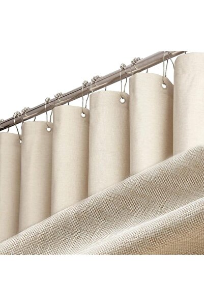 Generic BananaHome 180x200cm Linen Shower Curtain Liner Waterproof Heavy Duty...