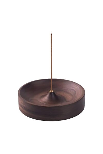 Generic Brand Incense Holder, Black Walnut Incense Burner with Ash Collector,...