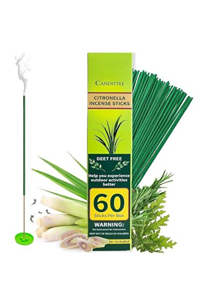 Generic Brand 60pcs Citronella Oil Mosquito Incense Sticks Natural Organic Mo...