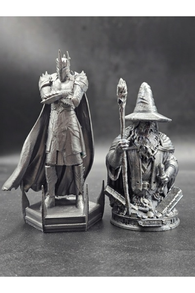 3DEpics Yüzüklerin Efendisi (Lord Of The Rings) Gandalf & Sauron 2'Li Koleksi...