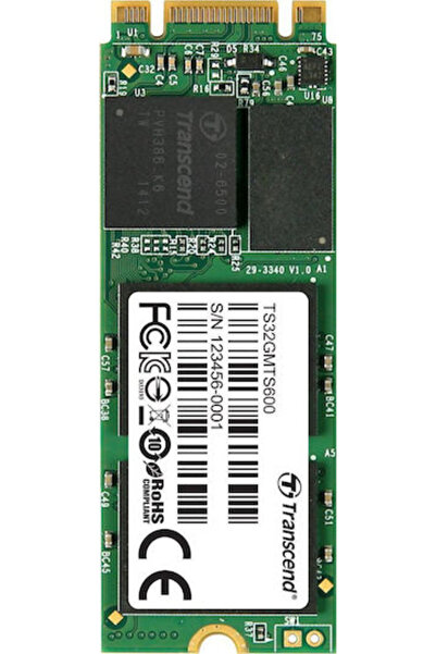 Transcend MTS600 SSD 32GB M.2 Τύπου με σύνδεση SATA III