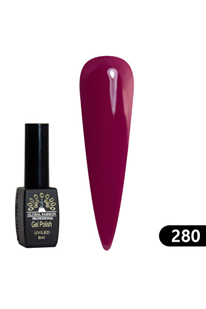 global fashion Set 2 x Oja semipermanenta BLACK ELITE, 8 ml,280