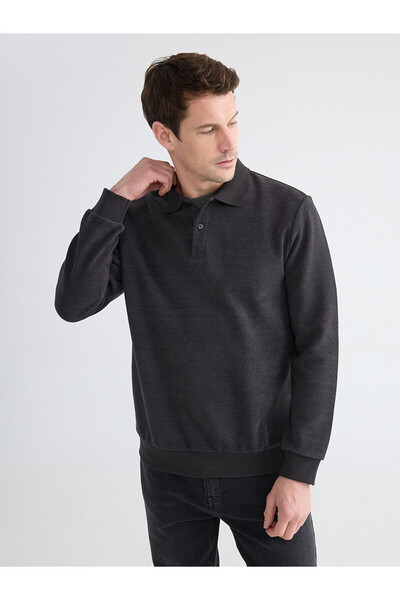 LC Waikiki Özmarka New Season Polo Neck Men's Sweatshirt