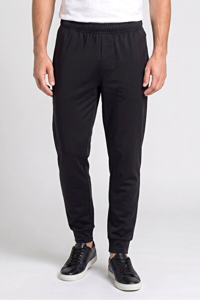 RBX Men Sportswear Fit Outdoor Track Pants, Black