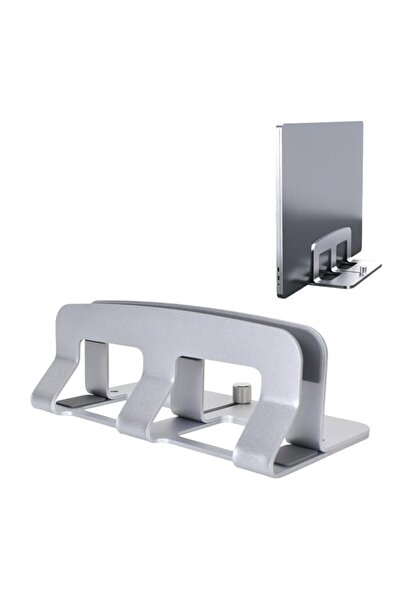 Generic Vertical Laptop Stand, Adjustable Notebook Holder Dock Space Saving U...
