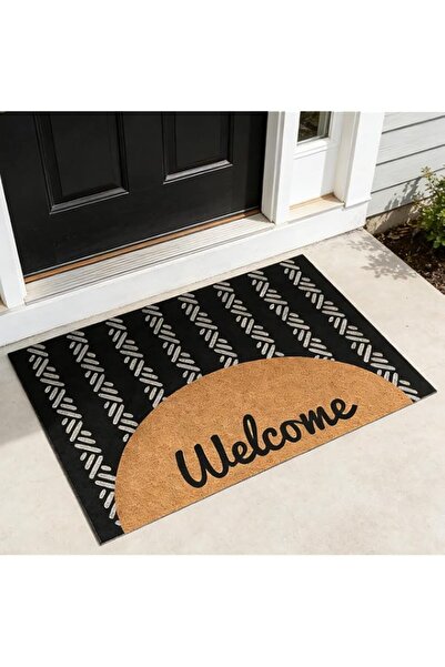 Generic Welcome Door Mat for Indoor Outdoor Use, Low Profile Anti-Slip Entran...