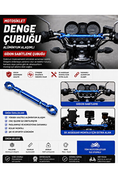Honda pcx gidon barı gidon denge sabitleme çubuğu alüminyum demir telefon tut...