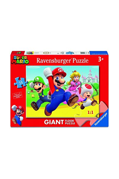 RAVENSBURGER Puzzle: Giant Floor Puzzle - Super Mario What a Team! (24pcs) (1...
