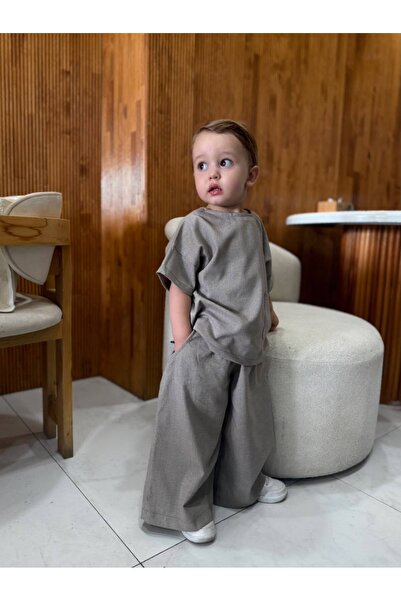 favorimkids Mini Class Unisex 2-Piece Set – Oversize T-Shirt & Wide-Leg Pants