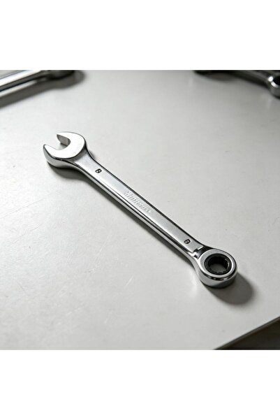 KMT Tools Combination ratchet wrench 8mm 140mm, durable hand tool for tighten...