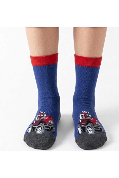 DÜVEN Boy's Car Patterned Socks