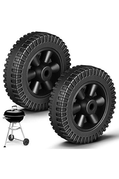 Generic NUOBESTY 2Pcs 6 Inch Bbq Grill Wheels Replacement for Grill Cart and ...