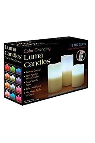Generic Luma 12 Color Changing Candles Real Wax Flameless with Remote Control...