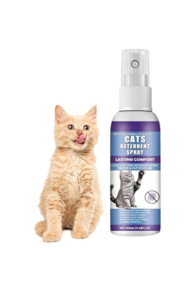 Generic 100ML Plant Extracts Cat Repellent Spray, Indoor & Outdoor Cat Deterr...