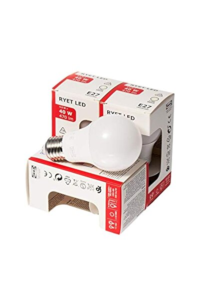 Generic Ikea RYET E27 ES Edison Screw LED Globe Bulbs, 470 Lumen, 4.5W, 2700K...