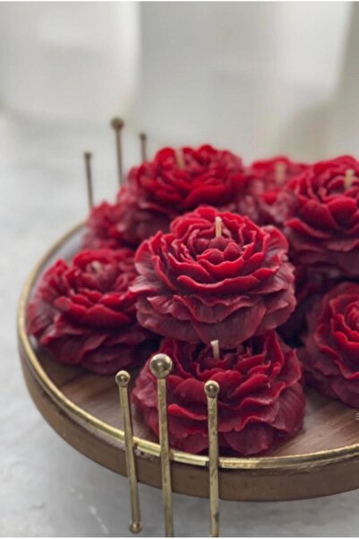 SCA CANDLE Şamdanlık Mum Şakaik Çiçek 10 Cm şık ve ZArif Ürün